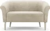 BETTSO Elegancka dwuosobowa sofa tapicerowana w stylu Podgląd zdjęcia produktu 1
