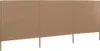 vidaXL Tissu brise-vent en 3 parties 400 x 120 cm Taupe Voir les images du produit 5