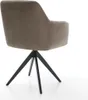 DELIFE Esszimmerstuhl Greg-Flex Mikrofaser Taupe Vintage Produktbild-Vorschau 5