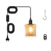ZMH Lampada a sospensione vintage 1 fiamma vetro oro luce a Anteprima dell’immagine prodotto 10