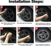 4-częściowy pierścień ochronny felgi ze stopu aluminium Podgląd zdjęcia produktu 3