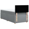 Boxspringbett mit Matratze Hellgrau 80x200 cm Stoff Produktbild-Vorschau 8