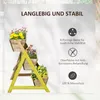 Hochbeet 3-stufige Blumentreppe aus Massivholz Pflanzkasten Produktbild-Vorschau 6