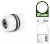 BradasWL-2110: Conector para mangueras Bradas, línea WHITE, Vista previa de la imagen del producto 2