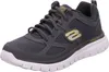 A single gray athletic shoe with white and yellow accents is shown against a white background. Anteprima dell’immagine prodotto