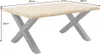 Couchtisch WILD 90cm Tischplatte 30mm X-Beine Wildeiche Produktbild-Vorschau 9