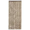 vidaXL Záclona proti hmyzu béžová a hnedá 90x220 cm šenil Náhľad obrázku produktu 3