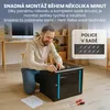 Extralink 19" 12U 530x400 nástěnný rackový rozvaděč černý Náhled obrázku produktu 5