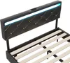 Łóżko tapicerowane ProximaX 140x200 cm z LED i USB | łóżko Podgląd zdjęcia produktu 13