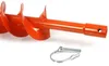 A close-up studio shot of an orange auger bit and a silver pin. Anteprima dell’immagine prodotto