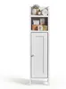 Badezimmerschrank schmales Badregal Weiß 20 x 20 x 80 cm Produktbild-Vorschau 4