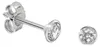 Solitär Ohrstecker Silber 925 Ohrringe mit Zirkonia 2 mm Produktbild-Vorschau 1
