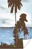 MuchoWow® Poster Palme - Meer - Himmel 120x180 cm - Produktbild-Vorschau 1