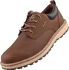 A single brown leather shoe is shown against a white background. Voir les images du produit
