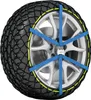 A close-up of a car tire with snow chains attached. Náhľad obrázku produktu
