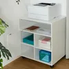 Szafka na kółkach Relaxdays z 5 przegrodami i drzwiami, Podgląd zdjęcia produktu 2