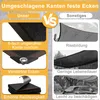 LZQ Sonnensegel 4x4m Quadratisch – 150g/m² HDPE, 95% Produktbild-Vorschau 4