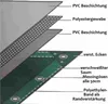 PVC plachta, krycia plachta 650g/m², zelená, nepremokavá, Náhľad obrázku produktu 2