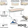 HOKO Kinderschreibtisch-Set 120x60 cm höhenverstellbar, mit Produktbild-Vorschau 4