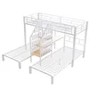 Flieks Etagenbett 90x200cm für 3 Kinder, Hochbett mit Produktbild-Vorschau 12