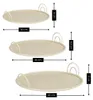 Mica Decorations Tablett mit Griffen – Set von 3 – Deko Produktbild-Vorschau 3