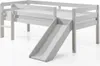Halbhochbett Pip mit Rutsche 90 x 200 Kiefer - weiß Produktbild-Vorschau 1