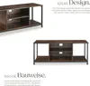 A product image with descriptive text and multiple views of a TV stand. Produktbild-Vorschau