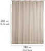 WENKO Tenda da doccia Vasca da bagno antimuffa Beige Anteprima dell’immagine prodotto 9