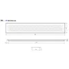 Stegblech 80x480mm versetzte Lochung Aluminium Produktbild-Vorschau 5