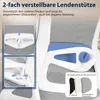 Bürostuhl Schreibtischstuhl mit klappbaren Armlehnen & Produktbild-Vorschau 3