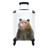 MuchoWow® Koffer Handgepäck Trolley Rollkoffer Kleine Produktbild-Vorschau 1