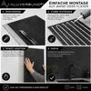 PVC Wandpaneel Duschrückwand Industrial-Black in Produktbild-Vorschau 8