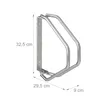 Relaxdays fietsenrek, set van 4, voor wandmontage, stabiel Productafbeelding-voorbeeld 4