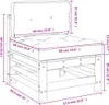 The Living Store Mittelsofa mit Kissen Honigbraun Produktbild-Vorschau 10
