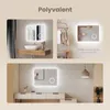 EMKE Miroir de salle de bain LED avec grossissement 3x Voir les images du produit 6