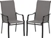 COSTWAY Chaises de jardin, set de 2, chaises de terrasse à Voir les images du produit 1