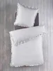 2 tlg. Renforce Baumwolle Bettwäsche mit Rüschen 155x220 cm Produktbild-Vorschau 2