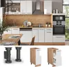 Apothekerschrank Vicco Fame-Line Weiß Hochglanz 30 cm ohne Produktbild-Vorschau 4