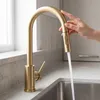 Kuchynská Batéria Rea Fresh Touch Kartáčované Zlato Náhľad obrázku produktu 6