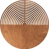 Wandleuchte Holz G9 Ø 40 cm rund B: cm Eiche 2-flammig Produktbild-Vorschau 3