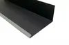 2 m Roofart Wandanschlußblech Tiefschwarz RAL 9005 Produktbild-Vorschau 1