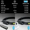 4PCS. Lampe frontale LED, Projecteur à capteur USB Voir les images du produit 6
