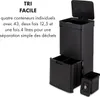 Royal Trash Matte black Poubelle à capteur 72 L acier Voir les images du produit 3