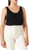 Vero Moda My Soft U Neck Maglietta senza maniche Nero M Anteprima dell’immagine prodotto 2