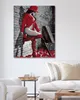 Zuty - Malen nach Zahlen - DAME IN ROTWEIß, 40x50 cm, mit Produktbild-Vorschau 2