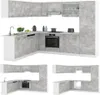Eckküche Vicco R-Line Beton/Weiß 287 x 227 cm, AP Marmor, Produktbild-Vorschau 9