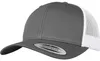 Yupoong Retro Trucker Cap dunkelgrau/weiß Uni Voir les images du produit 1