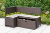 Merxx Unterschiebbox groß für Eckbank Set - Stahlgestell Produktbild-Vorschau 2