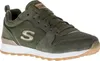 A single green Skechers sneaker is shown from a side-angle on a white background. Voir les images du produit
