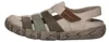 Rieker Slipper da donna in pelle con chiusura in velcro Anteprima dell’immagine prodotto 9